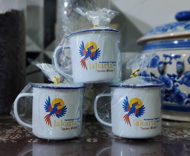 Custom Design Enamel Mug Souvenir